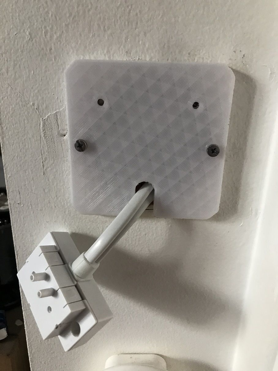 Download STL file Netatmo relay support on recessed electrical box • 3D