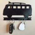 IMG_7959.JPG Free STL file VW Bus Key Rack・3D printing idea to download