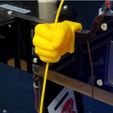 hand.jpg Free STL file 3D Hand Filament Holder・3D print design to download