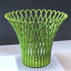 56d38c7b35a9f97b8cd79a378627e303_display_large.jpg Free STL file Basket #1・3D printing design to download