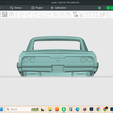 Screenshot-8335.png 1964 CHEVROLET IMPALA SS , hollow model shell body, resin or fdm, stl file