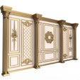 1-White-28.jpg Boiserie Classic Wall with Mouldings 05 White