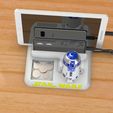 StarWars-R2D2-5.jpg NEW - STAR WARS R2D2 - ANDROID - CELL PHONE AND TABLET HOLDER