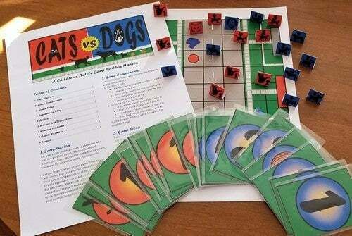 Cats Vs Dogs Board Game - 3D model önizlemesi