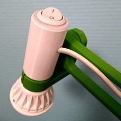 P_20190306_184824_vHDR_On.jpg Free 3D file Lamp cover for round switch・3D print design to download