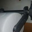 2.jpg Adjustable JUMBO Paper Towel Holder (Adjustable Width)  using wardrobe tube