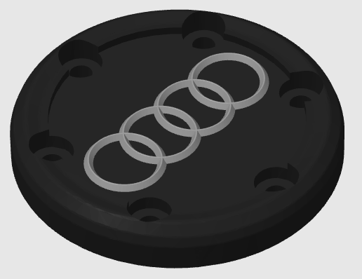 Captura-de-pantalla-2026-01-15-150503.png Logitech G29 AUDI Wheel Center Cap - Compatible with G920 & G923