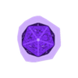 d20v2_repaired_supports.stl STL file Laced D20 dice - Presupported・3D printable model to download