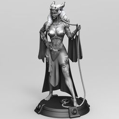 Togruta_final.1.jpg 3D file Female Togruta Dancer・Design to download and 3D print