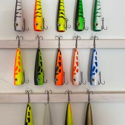 7.jpeg OBJ file Popper fishing lure・3D printing design to download