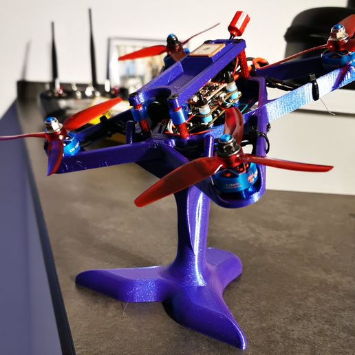 4 DRONE FRAME FULLY PRINTABLE 3D model