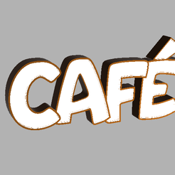 CAFE.png Файл STL Кофейная лампа・Шаблон для загрузки и 3D-печати