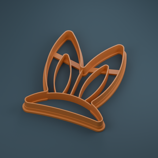 Bunny Ears Cookie Cutter and Stamp