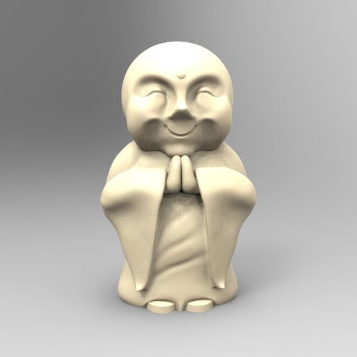 Buddha monk 3D model