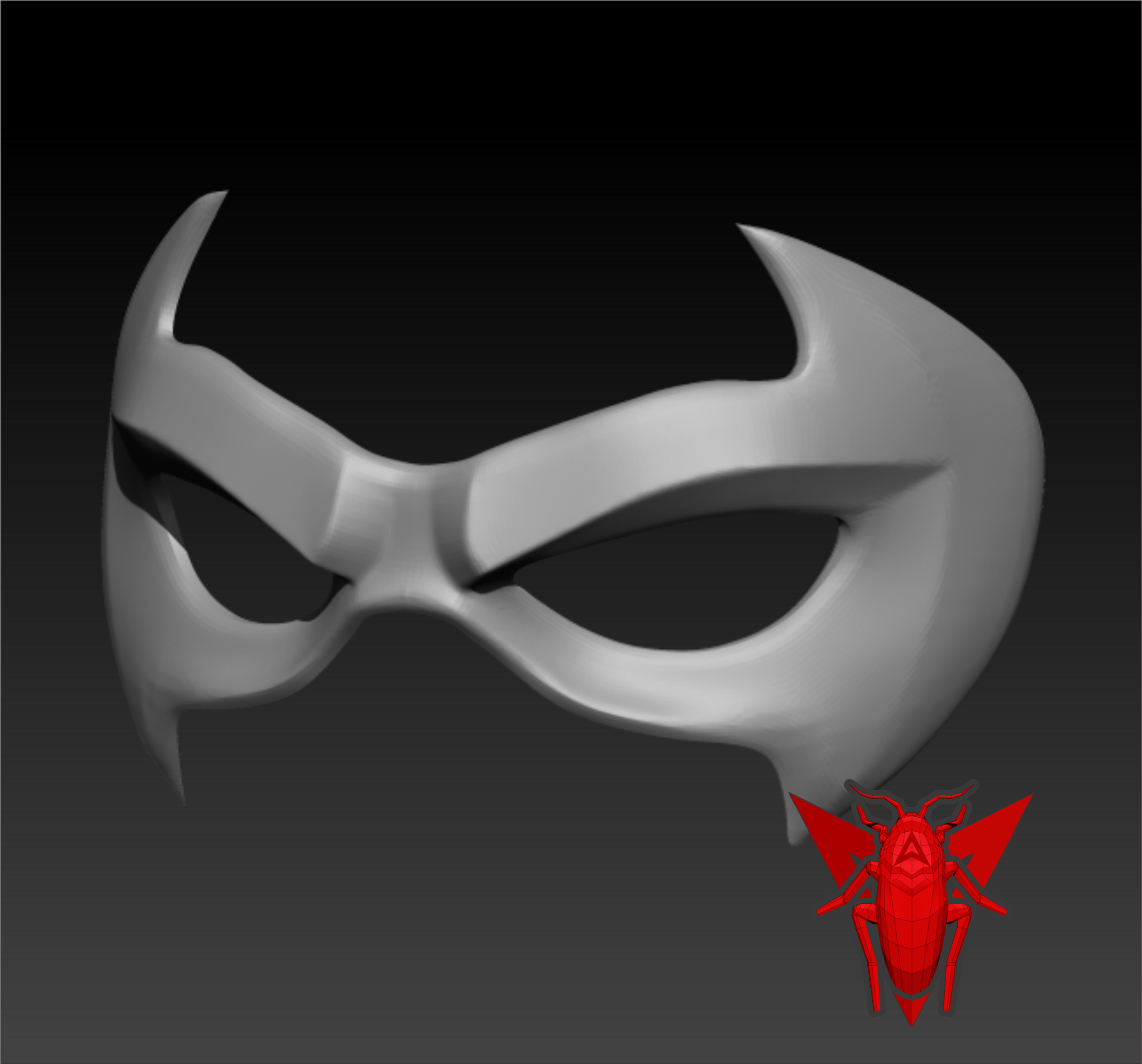 A2.2.png Télécharger fichier OBJ Masque Red Hood / Antifaz Red Hood. • Design pour imprimante 3D, Redroach