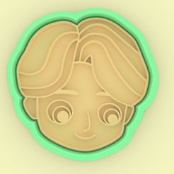 9.jpg Файл STL Вырубка для печенья Jimin BTS - Вырубка для печенья Jimin BTS・Идея 3D-печати для скачивания