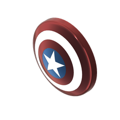 Captain-America-Logo-LED-Photo-v1.png STL-Datei Captain America Schild LED・3D-druckbare Vorlage zum herunterladen