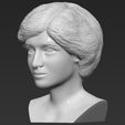 3.jpg Princess Diana bust 3D printing ready stl obj formats
