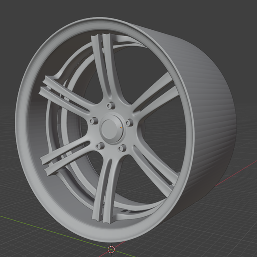 1:24 19" Do-Luck double six wheels - 3D model önizlemesi