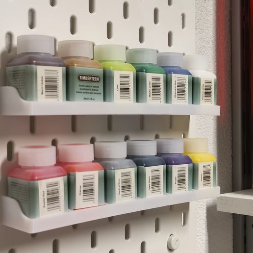 Ikea Skadis Paint Bottle Holder