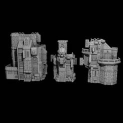 tech-shanty-018a.jpg STL file 6MM/8MM CRUDE GRIMDARK TECH SHANTY - SET 02・Model to download and 3D print