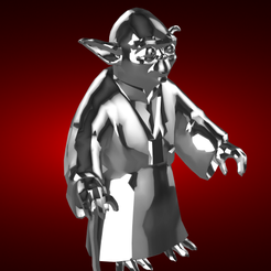 Joda-render-4.png Archivo OBJ Yoda・Diseño imprimible en 3D para descargar