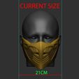 18.JPG Mortal Kombat X - Scorpion's mask For Cosplay