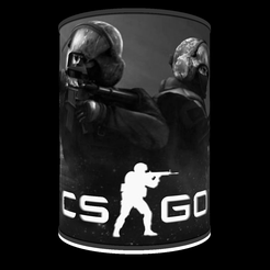 Vue-on_1.png STL file CS GO counter strike lamp・3D print model to download