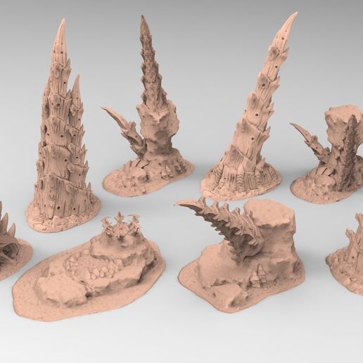 Tyty bug party terrain remix Part 3 Free 3D print model 3D model