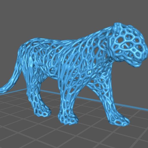 Voronoi Feline 3D model