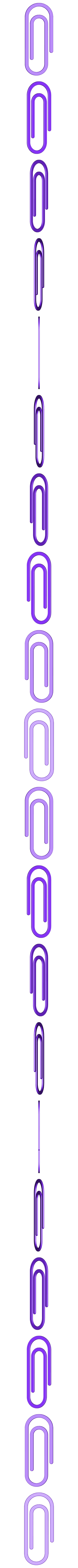 Paperclip.stl ペーパークリップのしおり