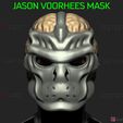 001.jpg Jason X Mask - Friday 13th movie  - Horror Halloween Mask 3D print model