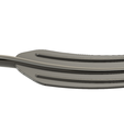 paddle_v14 v10-02.png A real paddle blade for a rowing oar boat for 3d print cnc