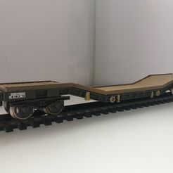 20180123_132309.jpg STL file HO low loader car・Template to download and 3D print