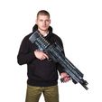 SG-8S-Slugger-replica-prop-from-Helldivers-2-by-Blasters4Masters_1.jpg SG-8S Slugger Helldivers 2 Weapon shotgun prop replica gun