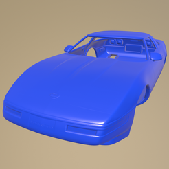 a1_012.png STL file Chevrolet Corvette C4 1996 PRINTABLE CAR BODY・3D printer design to download, printinghub