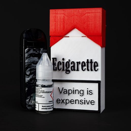 MARLBORO E-CIGARETTE CASE STL File for Cults