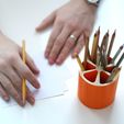 boite_crayons_agrume_2_ld.jpg STL file Citrus pencil jar・3D printable model to download