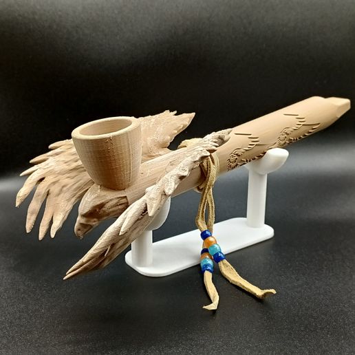 Eagle Peace Pipe / Breeze vape holder STL File for Cults