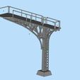 5.jpg Double Track Cantilever signal bridge for scale model trains