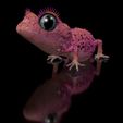 Nephriri0006.jpg Nephriri Pink Gecko-Lady- Fantasy- with Full-Size-Texture + Zbrush Original-High-Polygon- STL 3D-Print-File