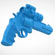 040.jpg Smith & Wesson Model 629 Performance Center from the movie Escape from L.A. 1996 1:10 scale 3d print model
