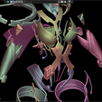 blender_svXoPyAcqR.png Cosplay Emma Frost Hellfire Protocol Costume Marvel Rivals Armadura completa e armas Cosplay Kit , kitbash tudo em um