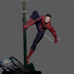24.jpg 3D file SPIDERMAN TOBEY MAGUIRE NO WAY HOME MCU MARVEL DOC OCK MOVIE STATUE 3D PRINT・3D printing template to download