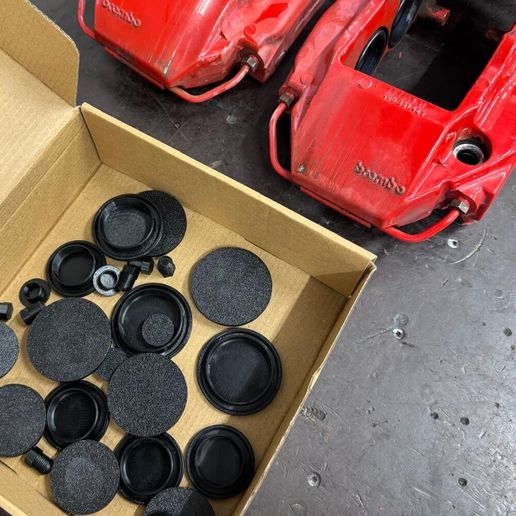 Porsche 996/986 Brembo sandblast/paint covers