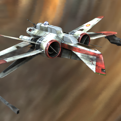 ⭐ ARC-170 Star Wars・Archivo STL para Impresión 3D・Cults