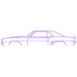 Chevrolet Camaro 1969.stl Camaro Multipack Silhouette Wall Art