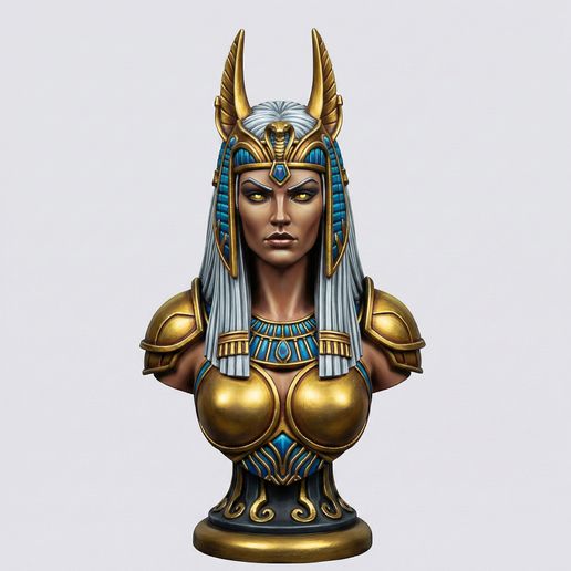 Anubian Priestess Bust (Presupported)