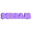 SCREAM Logo Display by MANIACMANCAVE3D.stl SCREAM Logo Display by MANIACMANCAVE3D