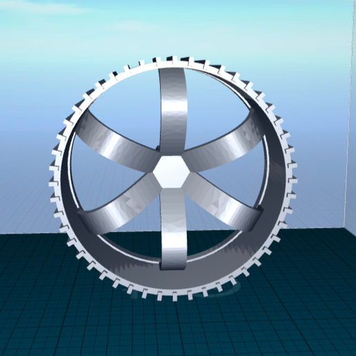 Prefabricated wheel for the car